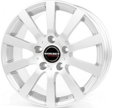 Borbet C2C W8 R18 PCD5x108 ET40 DIA63.4 brilliant silver